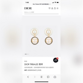 Новинка 2023 года, подлинный товар, новые серьги-гвоздики DIOR с 
