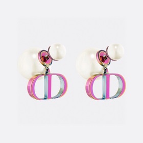 Новые серьги Dior CD с буквами из жемчуга, новинка в магазинах, н