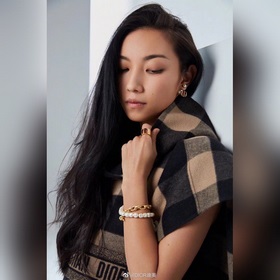 Серьги-гвоздики с жемчужинами размером с CD, модель Angelababy (Я