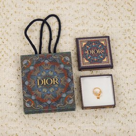 Кольцо Dior CD с четырехлистным клевером Классический дизайн, изг