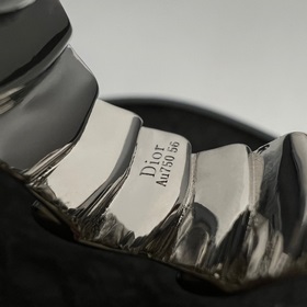 Dior, подержанное кольцо, новое в магазине, подлинник, латунь, из
