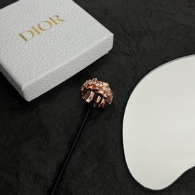 Dior, подержанное кольцо, новое в магазине, подлинник, латунь, из