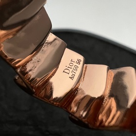 Dior, подержанное кольцо, новое в магазине, подлинник, латунь, из