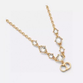 Новое ожерелье DIOR CD, изготовлено из латуни, высококачественное