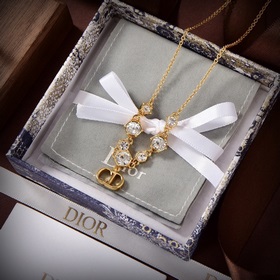 Новое ожерелье DIOR CD, изготовлено из латуни, высококачественное
