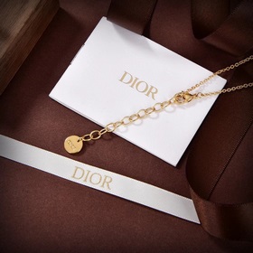 Новое ожерелье DIOR CD, изготовлено из латуни, высококачественное
