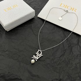 Dior Ожерелье, подлинная копия, латунь, изящный и элегантный диза