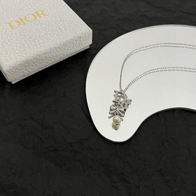 Dior Ожерелье, подлинная копия, латунь, изящный и элегантный диза