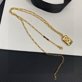 CELINE Triumphal Arch Square Pendant с длинной цепочкой. Индивиду