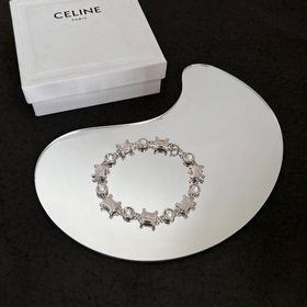 Новый браслет Celine, подержанная цепочка Triumph с ажурным узоро