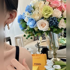Новые серьги-гвоздики FENDI с логотипом, высококачественное изгот