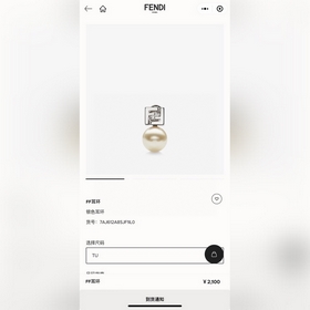 1880130 FENDI продается очень быстро на официальном сайте, рекоме