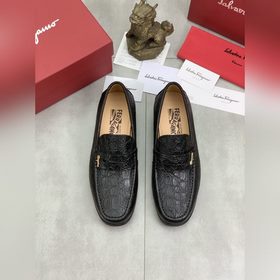 Водяные пятна коже быка [Salvatore Ferragamo] Новейшая модель му