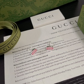 Новинка] GUCCI Серьги с двойным G из эмали