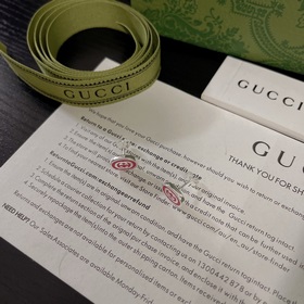 Новинка] GUCCI Серьги с двойным G из эмали