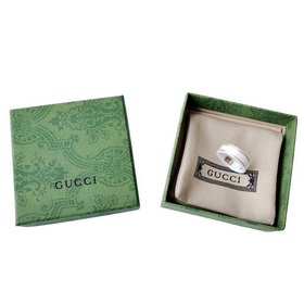 GUCCI Icon серия кольца с двойным G из черной керамики - кольца д