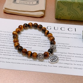 Браслеты Gucci для мужчин и женщин. Браслеты с камнями «глаз тигр