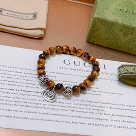 Браслеты Gucci для мужчин и женщин. Браслеты с камнями «глаз тигр