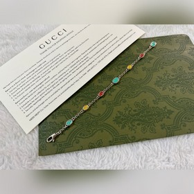 Gucci Двойной браслет с цветными буквами G