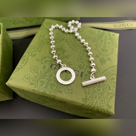 Доставка! Браслет Gucci с застежкой OT и бусинами, в наличии, дли