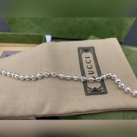 Доставка! Браслет Gucci с застежкой OT и бусинами, в наличии, дли