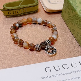 Специальная версия браслета из натурального агамата от Gucci. Бра