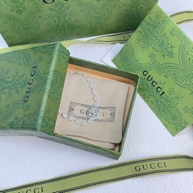 GUCCI Браслет с двойной буквой G и снежинками, оригинал