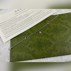 Gucci Браслет с двойным G в форме сердца 16-18-20 см