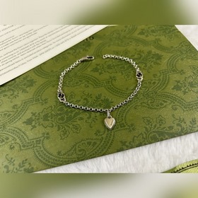 Gucci Браслет с двойным G в форме сердца 16-18-20 см