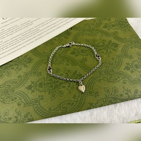 Gucci Браслет с двойным G в форме сердца 16-18-20 см