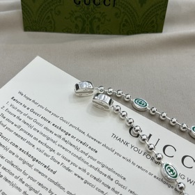 Сегодня в продаже Gucci Браслет с двойным G из зеленого эмалевого