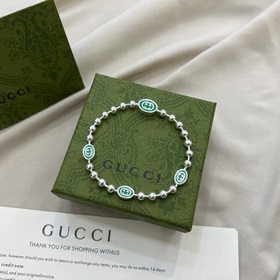 Сегодня в продаже Gucci Браслет с двойным G из зеленого эмалевого