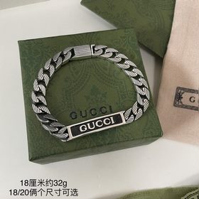 GUCCI Gucci браслет из эмали с логотипом Gucci, модный, для мужчи