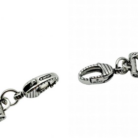 GUCCI InterlockingG серебряная цепочка в стиле кубинской цепочки 