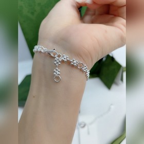 GUCCI Браслет с двойной буквой G и снежинками, оригинал