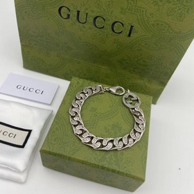Gucci винтажный браслет с двойным G для пар, браслет из серии Bli