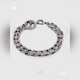 Gucci винтажный браслет с двойным G для пар, браслет из серии Bli