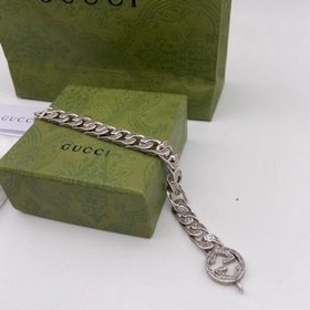 Gucci винтажный браслет с двойным G для пар, браслет из серии Bli