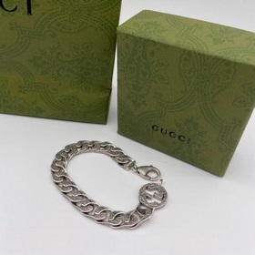 Gucci винтажный браслет с двойным G для пар, браслет из серии Bli