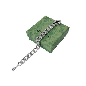 Браслет GUCCI InterlockingG с цепочкой в стиле кубинской цепи, ре