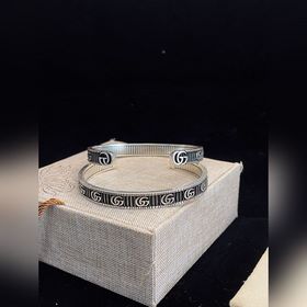 GUCC* Браслет с двойным логотипом G в стиле ретро