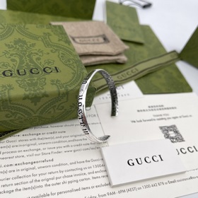 GUCCI серебряный браслет «Maison de lAmour»