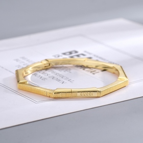 Gucci Link to Love серия браслет с гравировкой виде полос, белый 