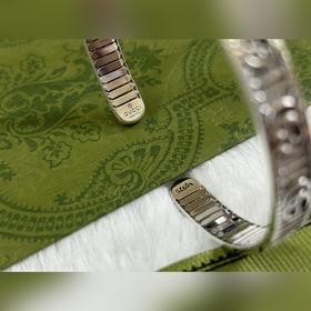 Gucci Браслет с зубчатой полоской