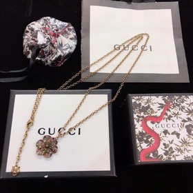 Новый комплект Gucci 2023 года [Уровень покупки] Ожерелье, серьги