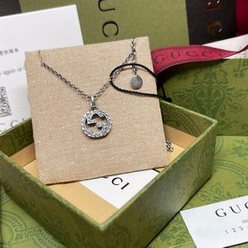Gucci маленькое ожерелье для пар с гравировкой в стиле ретро