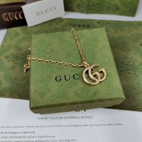 GUcci подвеска с двойным G, вдохновленная логотипом 70-х годов, в
