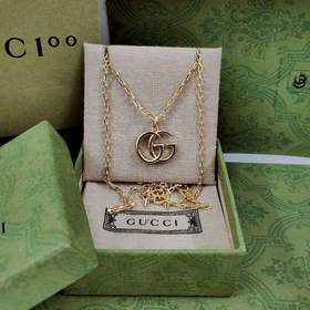 GUcci подвеска с двойным G, вдохновленная логотипом 70-х годов, в