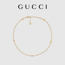 GUCCI Женское колье-браслет из 18-каратного золота с двойным G