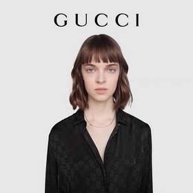 GUCCI Женское колье-браслет из 18-каратного золота с двойным G